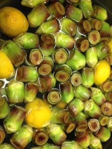carciofi sant'erasmo crudi